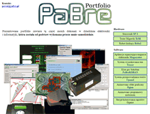 Tablet Screenshot of pabre.pl